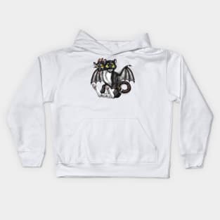 Chimera Cubs: Tuxedo Bicolor Kids Hoodie